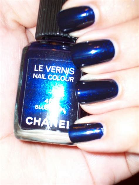 chanel blue satin nail polish dupe|chanel vernis 610 halo.